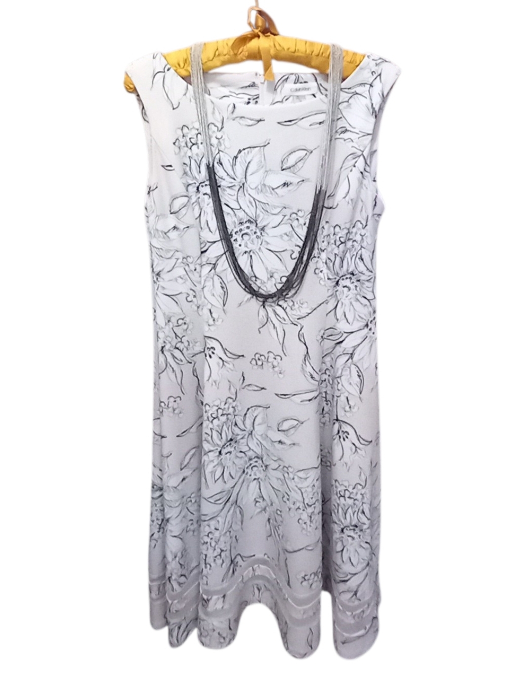Calvin Klein Very Pale Dusty Pink with Sketch Print